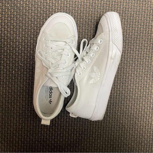 Adidas NIZZA White Sneakers - Picture 2 of 3